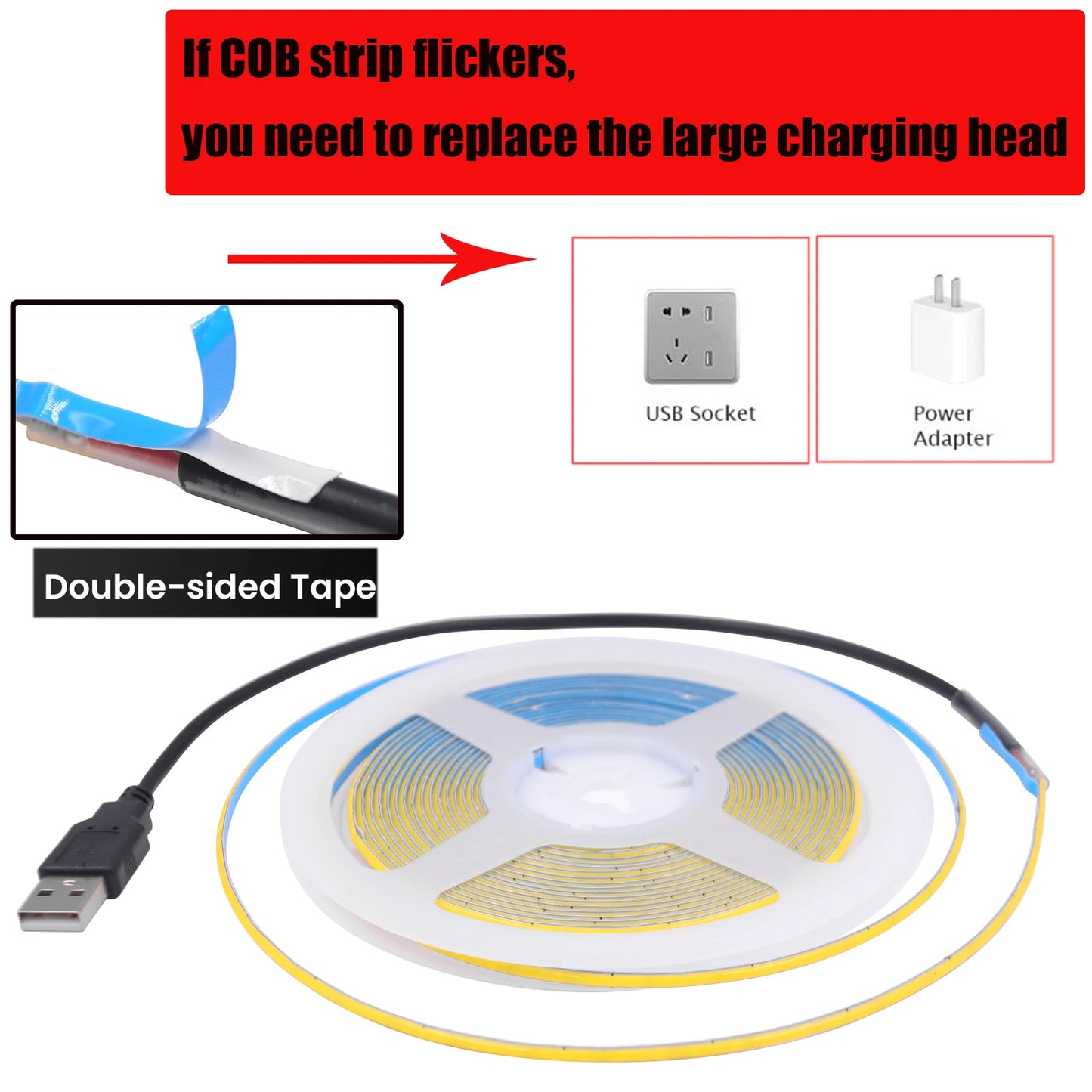 VeXora FlexGlow™ COB LED Strip Light