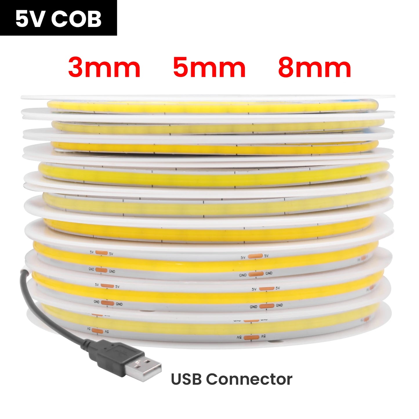VeXora FlexGlow™ COB LED Strip Light