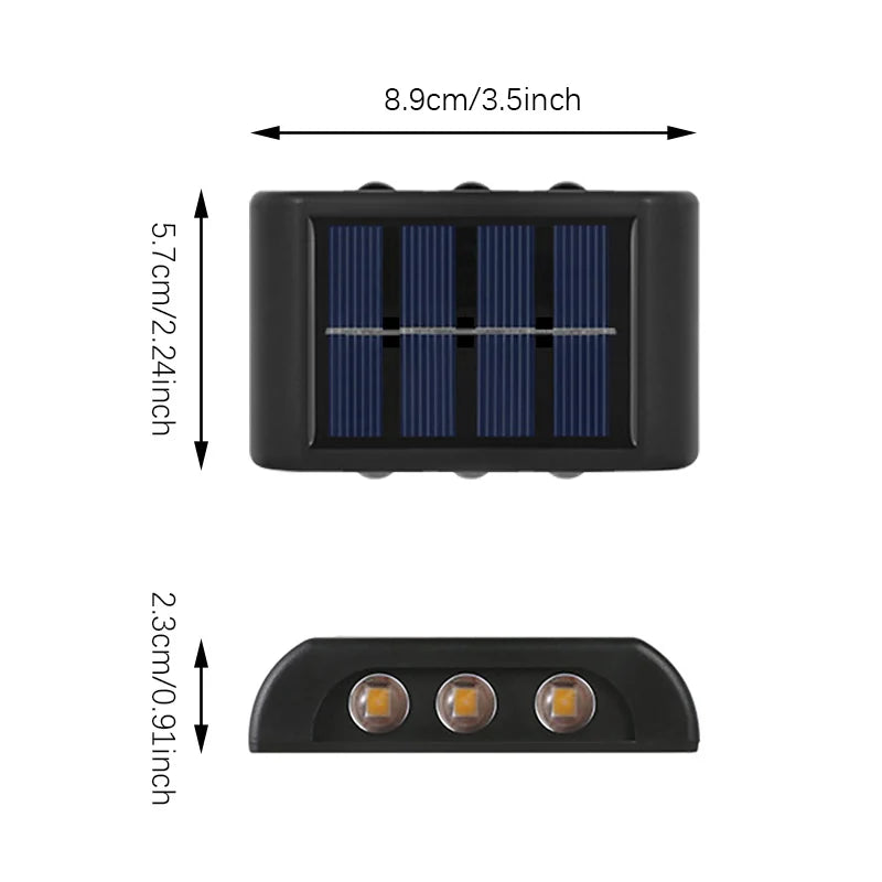VeXora SolarGlow™ Outdoor Wall Light